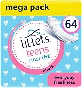 Lil-Lets Teens Liners X64 Petite & Slim Pantyliners Unscented