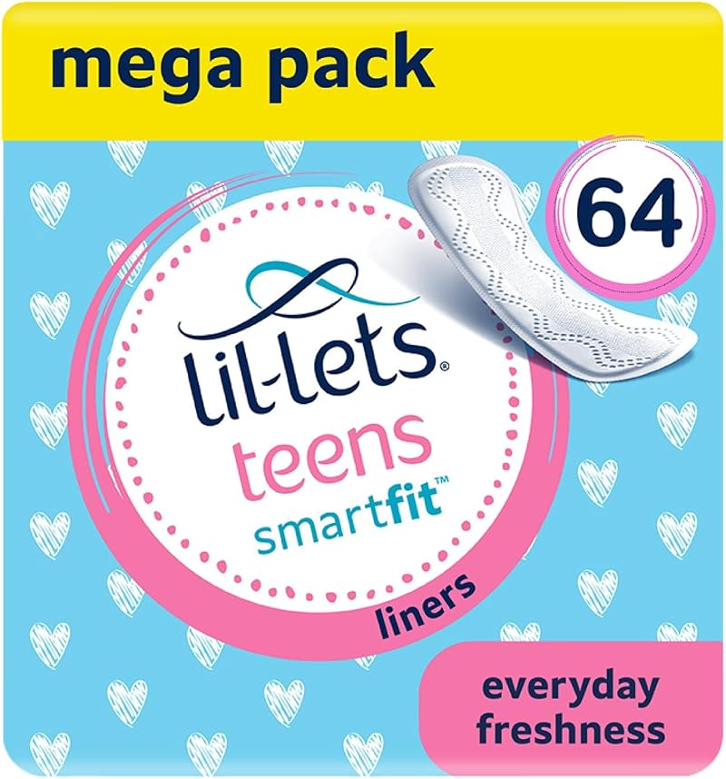 Lil-Lets Teens Liners X64 Petite & Slim Pantyliners Unscented