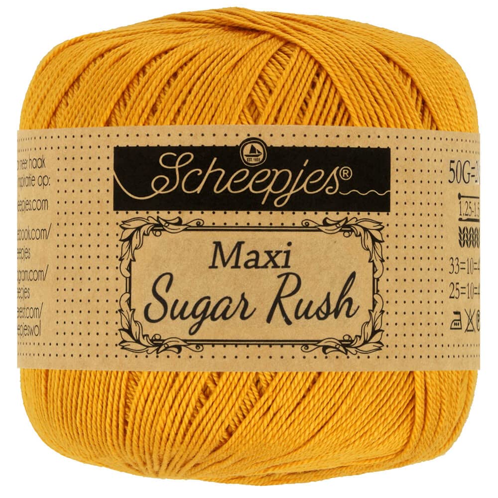 Scheepjes - Scheepjes Maxi Sugar Rush 249 Saffron Yarn - 1x50g — image 1