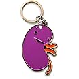 I Heart Guts Kidney Keychain - When Urine Love - 2" Engraved Enamel Metal Keychain