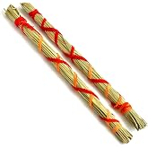 Natural Darbha Grass | 10" | 2 Pcs | Dry Kusha Grass | Havan Samidha Sticks