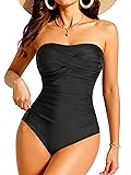 Smismivo Women's Strapless One Piece Tummy Control