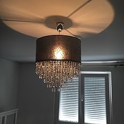 BOLZANO I Modern Design Deckenleuchte Deckenlampe Kronleuchter: Amazon