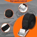 zeyedemo 6Pcs Ratchet Tie Down Straps 2m x 25mm Heavy Duty Cam Buckle view 3