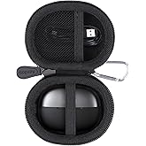 Aenllosi for SHOKZ OpenDots ONE - Open-Ear Headphones Hard Case, Protective Case Compatible with Shokz Opendots One Earbuds, Black (Case Only)