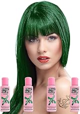 Crazy Color Renbow Semi-Permanent Hair Dye Coral Red 4 x 100ml