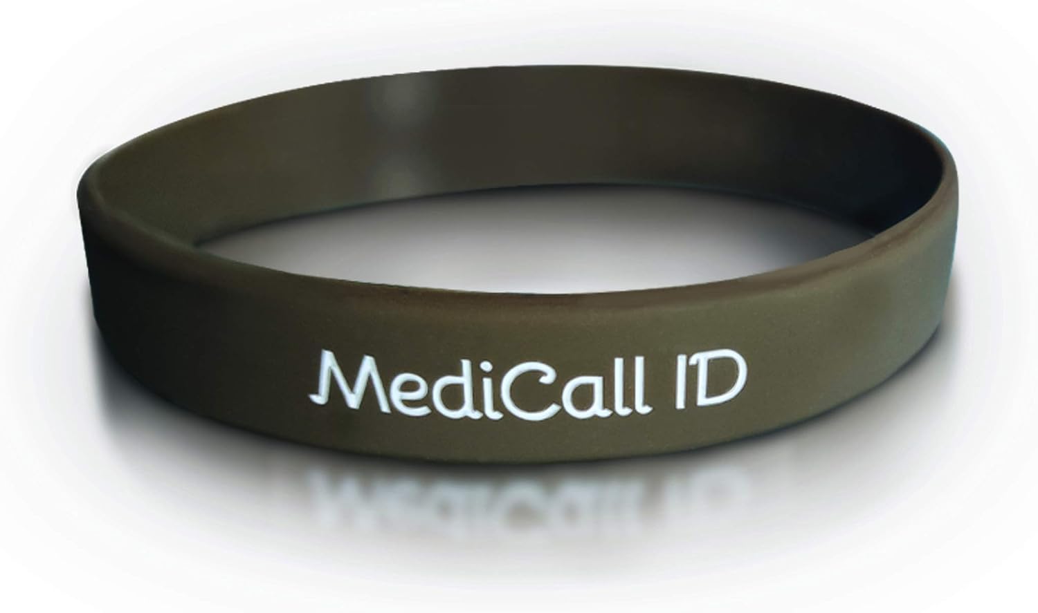 MediCall ID Armband Personalisierte Silikon ID für Senioren, Ice Identifikationsarmband