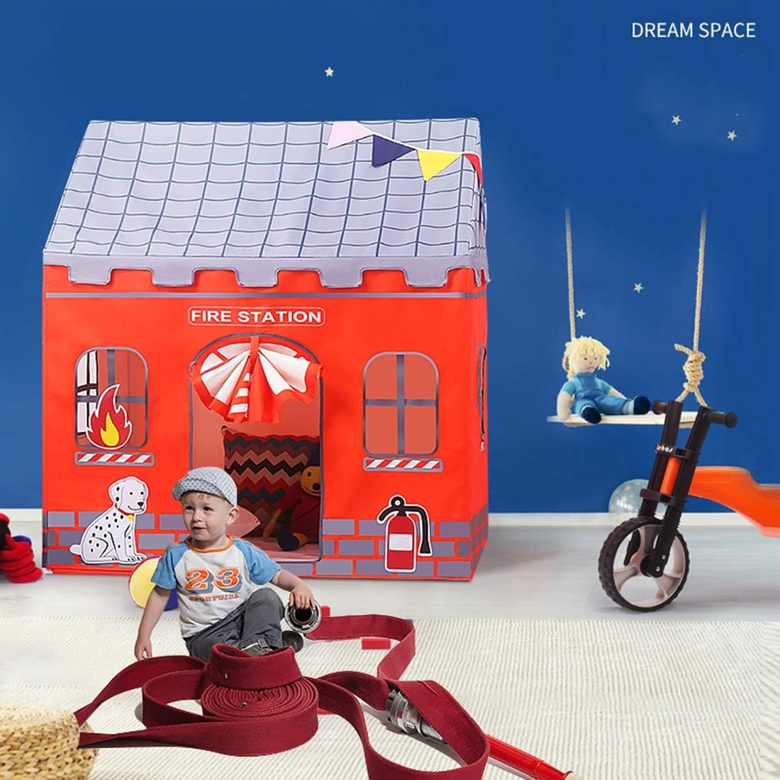 fire station play tent