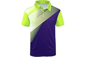 SCODI Mens Golf Shirt Moisture Wicking Performance Sport Short Sleeve Print Golf Polo Shirts for Men
