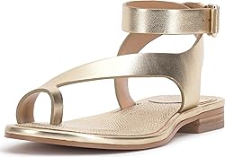 Vince Camuto Women's Liba Flat Sandal, Egyptian