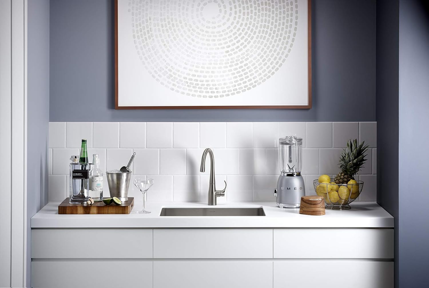 KOHLER K-22034-VS Simplice(R) Bar Sink Faucet, Vibrant Stainless - - 