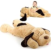 HyDren 55 Inch Giant Puppy Dog Stuffed Animal Large Soft Plush Pillow Huge Toy for Girls Boys Adults Birthday Holiday Presents