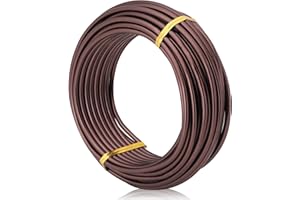 Bronze-3.5-Anodized Aluminum Bonsai Training Wire 250g Large Roll,Many Size to Choose,KSVZS Bendable Metal Wire for Crafts,Sculpting,Armature and Daily Use,Necessities for Family