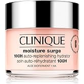 Clinique Moisture Surge 100H Auto-Replenishing Hydrator Oil Free Face Moisturizer With Hyaluronic Acid For All Skin Types | H