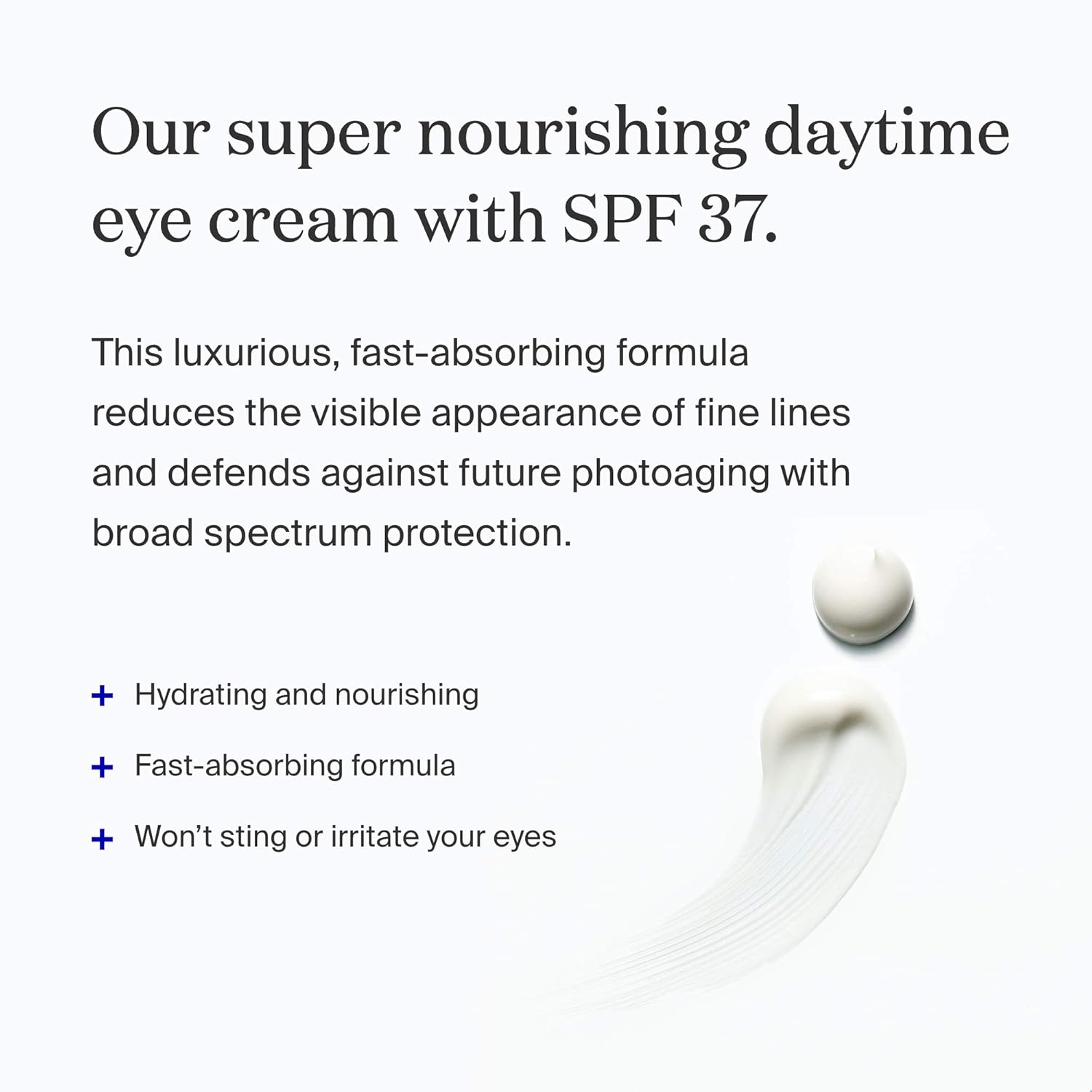 Supergoop! Anti-Aging Eye Cream with Oat Peptide SPF 37, 0.5 fl oz - Hydrating Mineral Sunscreen & Wrinkle Reducing Under Eye Cream For Dark Circles & Puffiness: Beauty