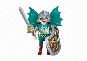 playmobil chevalier dragon vert