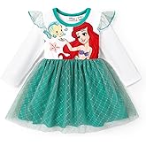 Disney Princess Frozen Minnie Mouse Dress Girls Sparkle Ruffle Tulle Tutu Birthday Party Fall Outfits Clothes Baby to Toddler