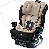 Britax Poplar S Convertible Car Seat, 2-in-1 Car Seat with Slim 17-Inch Design, ClickTight Technology, Sand Onyx