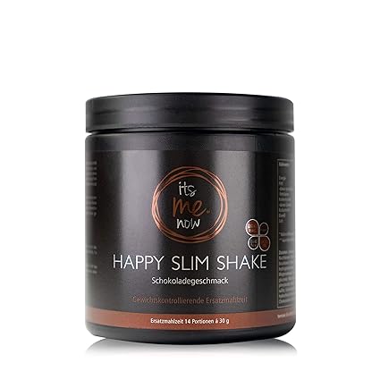 itsme.now Happy Slim veganes Protein-Pulver. Rein pflanzlich aus Reis- und Erbsenproteinen. Vegan Protein Abnehm-Shake in lec