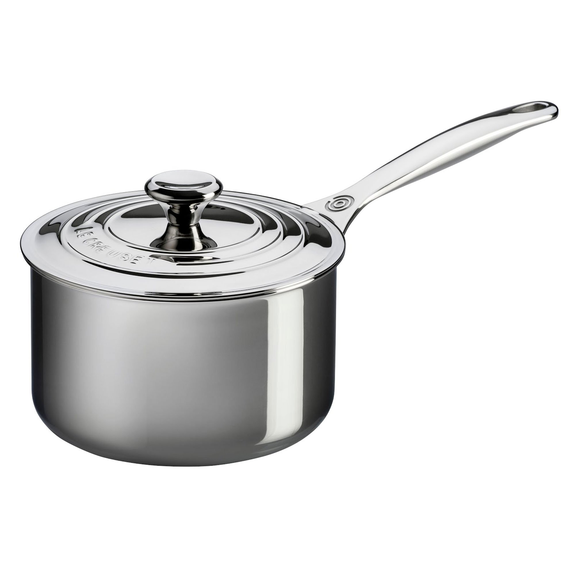 Le Creuset TriPly Stainless Steel Saucepan with Lid, 3Quart eBay
