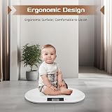 WDRENTOOL 20kg Electronic Baby Scale for Infants & Pets - Digital LCD view 5