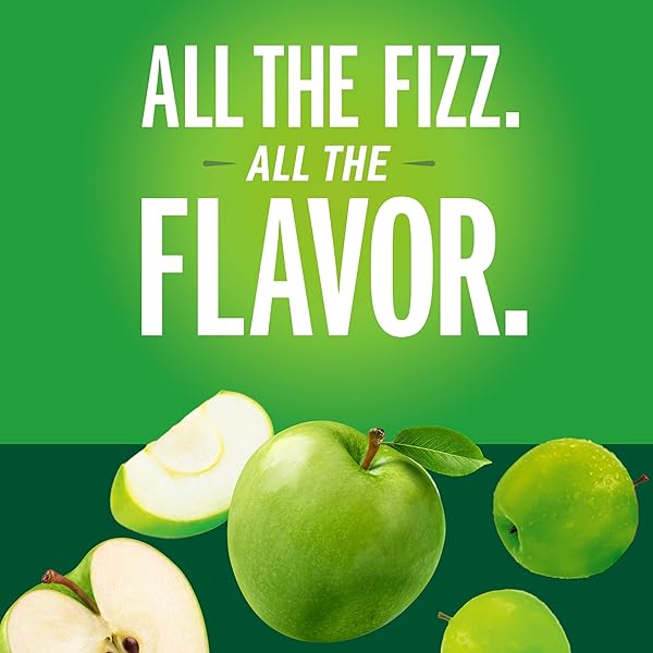 IZZE SPARKLING JUICE, APPLE, NO ADDED SUGARS, NO PRESERVATIVES, NON-GMO, 8.4 FL OZ CAN (PACK OF 24)
