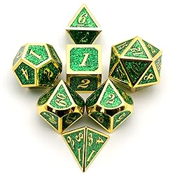 Metal Dice Set, HNCCESG Polyhedral DND Dice for