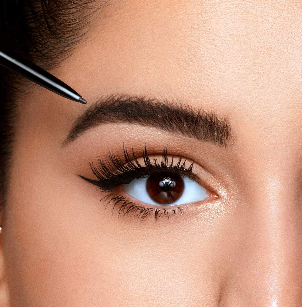 NYX Professional Makeup Micro Brow Pencil, Dual Ended With Mechanical Brow Pencil And Spoolie Brush, Vegan Formula, Shade: Chocolate - Image 4