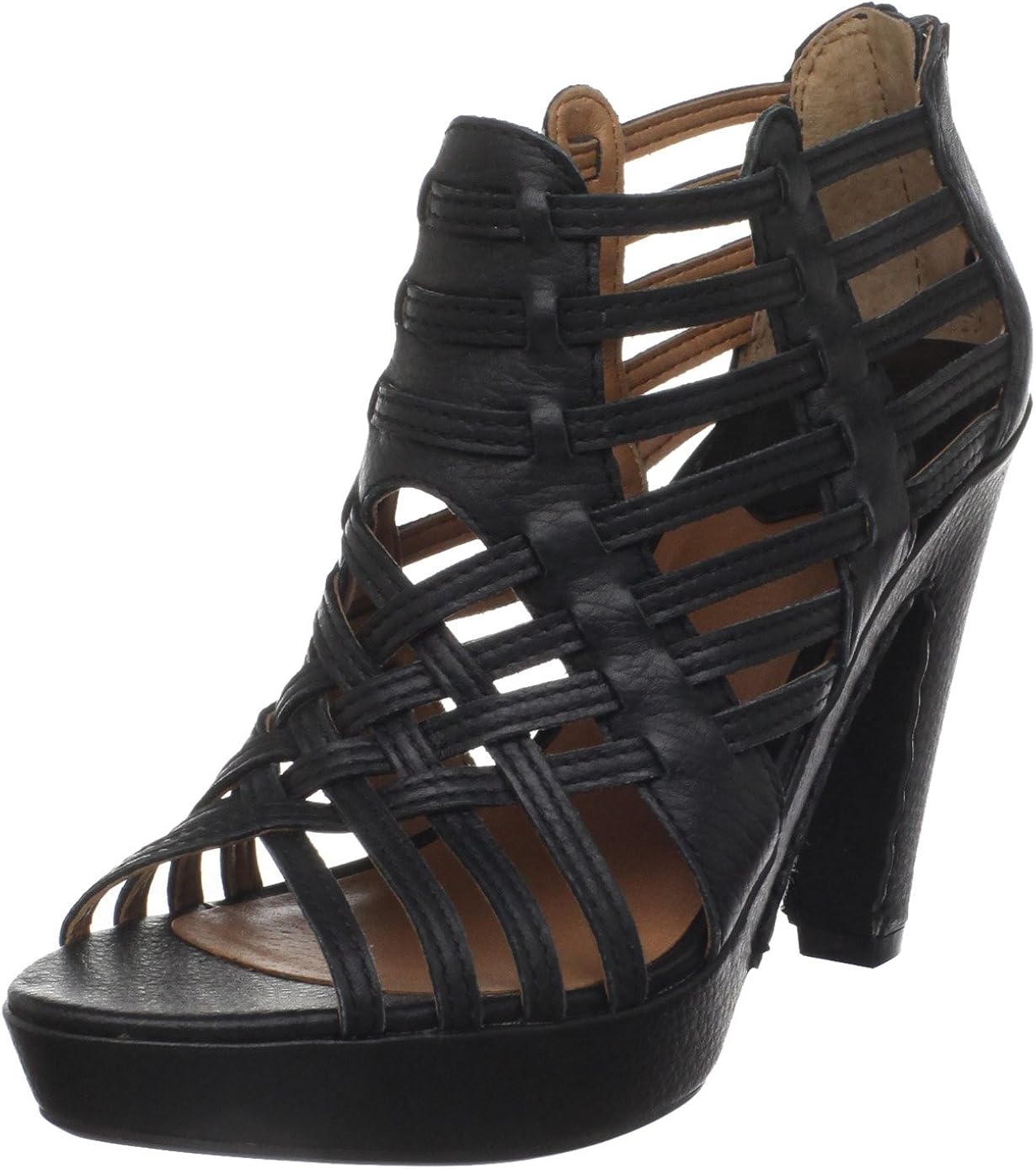 Amazon.com | Lucky Brand Women's Persia, Black, 5.5 M US | Sandals