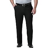 Haggar Men's Premium Comfort Classic Fit Flat Front Dress Pant - Regular and Big & Tall