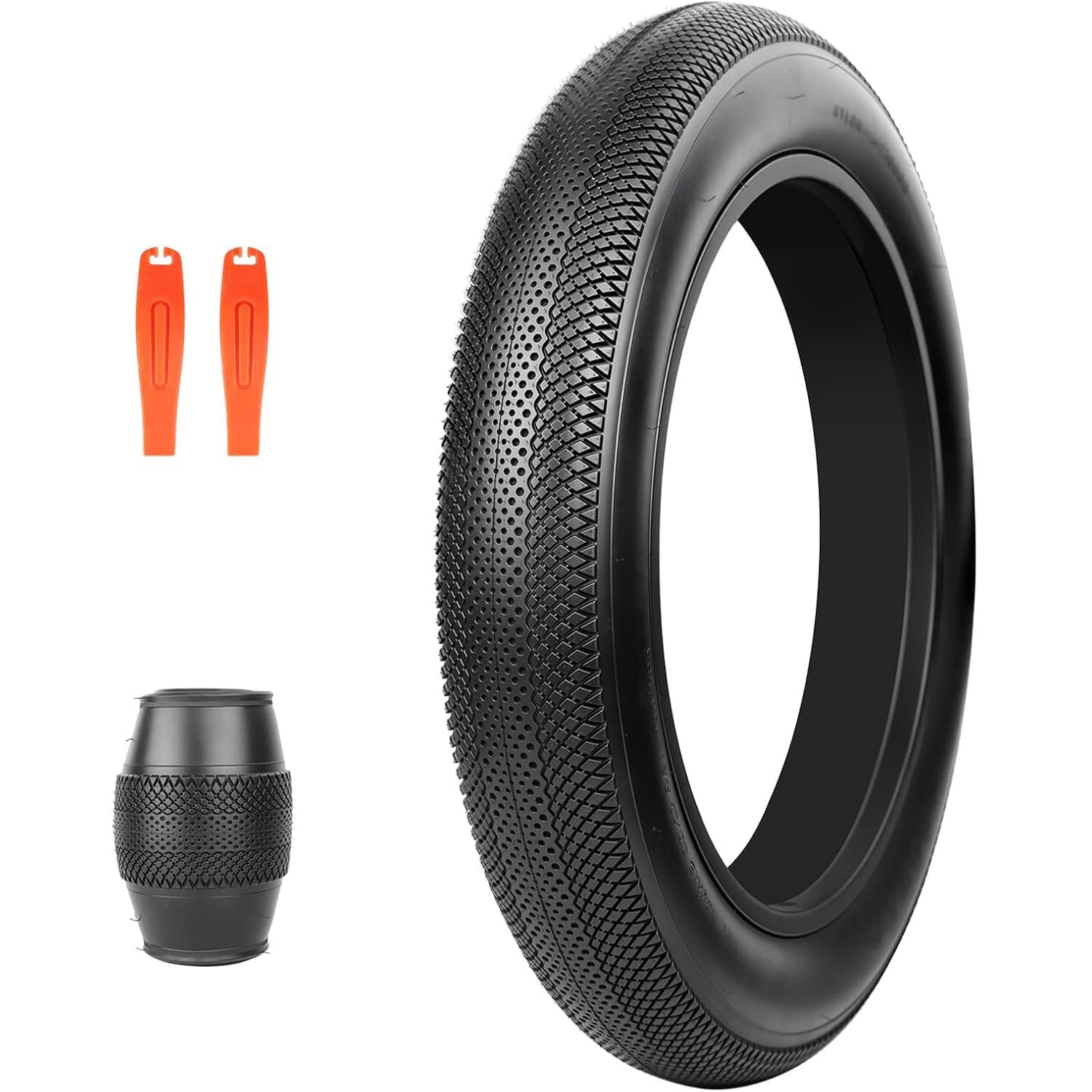 ZUKKA 60TPI Foldable 1 Pack E-bike Fat Tires 26 inch 26x4.0 Bicycle Tyre Heavy Duty High-Performance Wear-Resistant for Electric Bike/Mountain Bike/Snow Bike Tyres,Fat Bike Tires (Black)