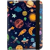 ANNAMISSI Passport Holder Women,RFID Blocking Travel Wallet,Leather Card Case Travel Document Organizer Credit Card Holder Girl Men