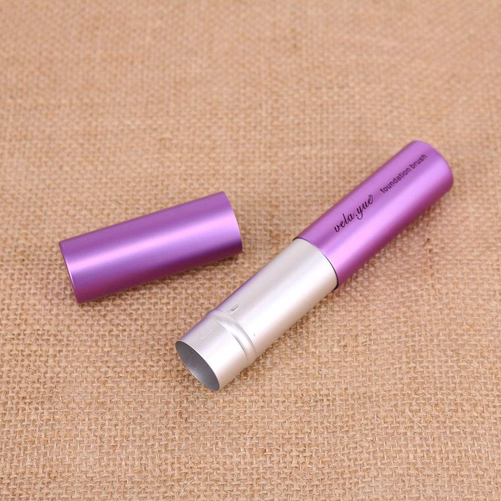 Retractable Face Kabuki Brush Round Powder Makeup Brushes: Beauty