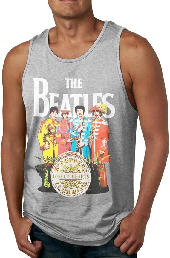 Amazon Co Jp The Beatles ザ ビートルズ タンクトップ メンズ 肌着 カッコイイ インナー トレーニング ジム用 筋トレ フィット ウェア スポーツ ボディビル ストレッチ 綿100 着心地の良い ノースリーブ 服 ファッション小物