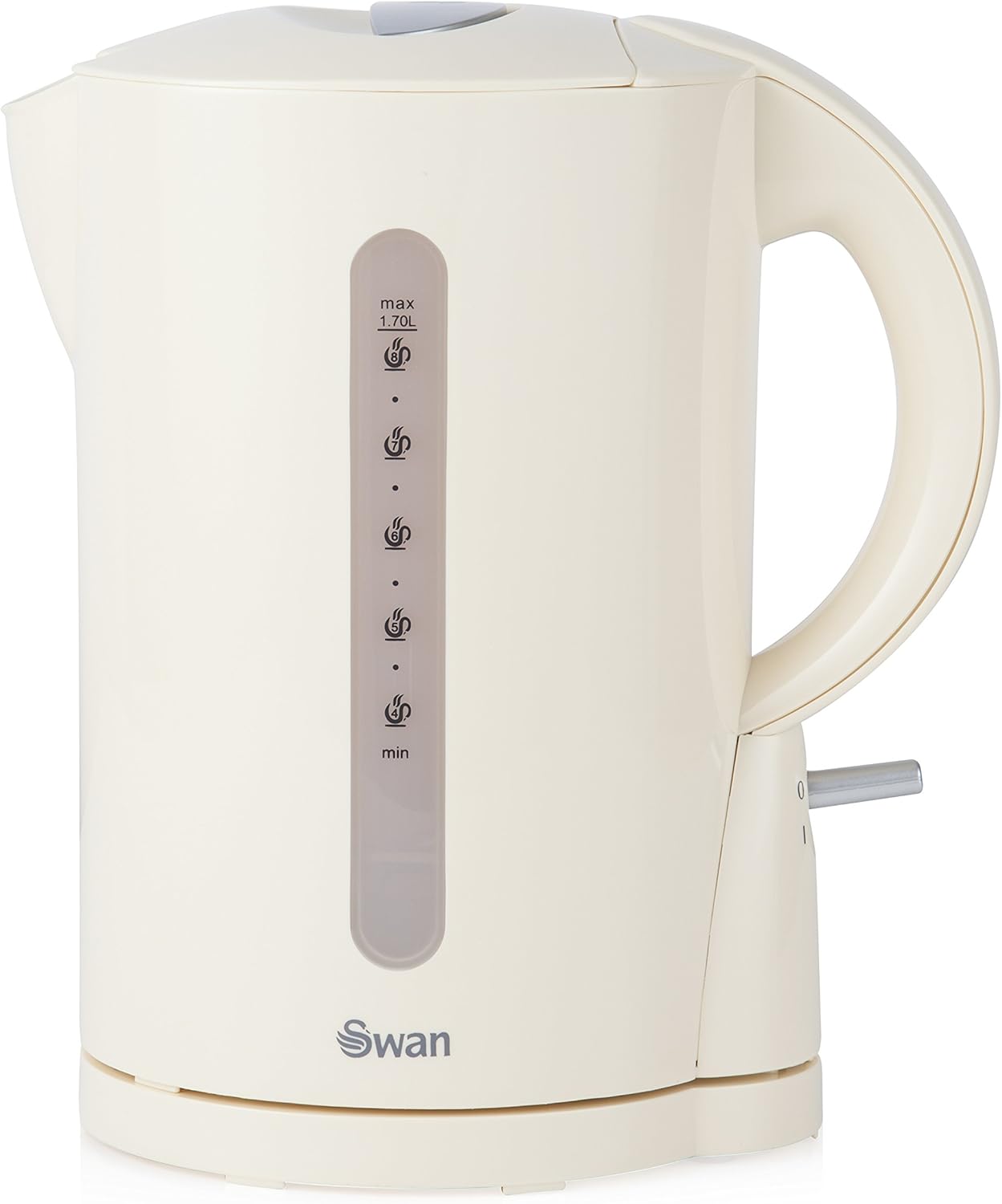 Swan Jug Kettle, Cordless Design, 1.7L, 2.2Kw, Cream Amazon.co.uk Kitchen & Home