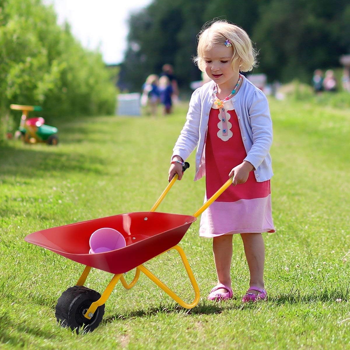 Amazon Happygrill キッズ手押し車 ヤードローバースチールトレイ メタル構造 おもちゃカート トート 汚れ 葉 ツール 庭 幼児向け キッズプレイツール 大工さん おもちゃ Amazon Happygrill キッズ手押し車 ヤードローバースチールトレイ メタル構造 おもちゃカート トート 汚れ 葉 ツール 庭 幼児向け キッズプレイツール 大工さん おもちゃ