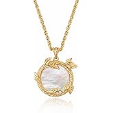BENEIGE Necklace for Women Dainty Pendant, Charm Necklace with 14K Gold Plated Versatile Jewelry Gift for Everyday