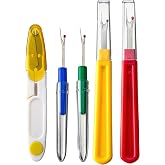 Ortarco Seam Ripper and Thread Remover Kit for Sewing | 2 Big 2 Small Stitch Ripper Tool and 1 Thread Snips Embroidery Removal Sharp Sewing Seam Thread Remover