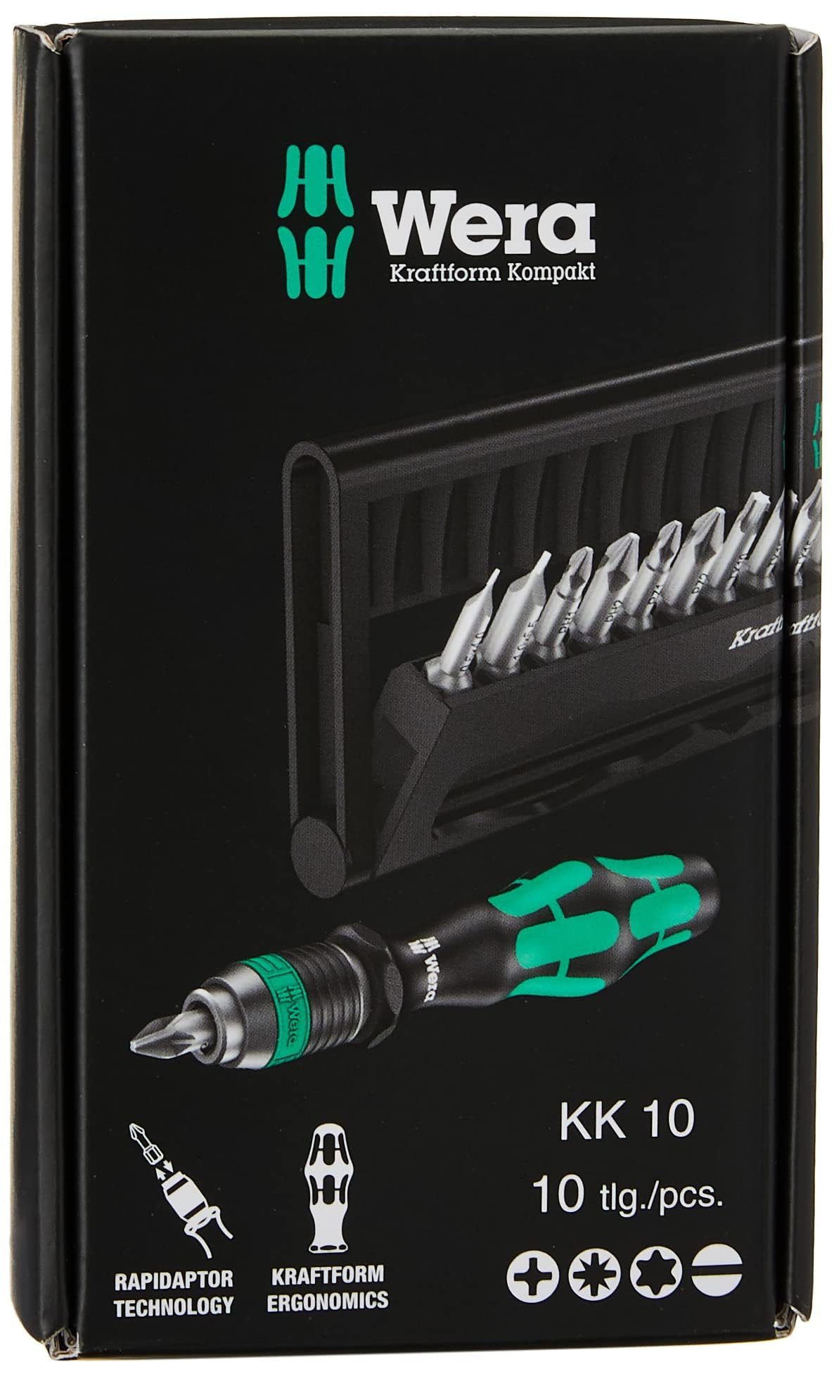 Wera Kraftform Kompakt 10, 10-teilig, 05056653001, Mehrfarbig 5