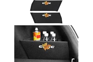 HENGYUESHANG 2PCS Rear Trunk Organizer Side Divider Sticker Compatible with Honda Civic 10th Gen 2016 2017 2018 2019 2020 2021 Car Accessories - ONLY for Hatchback