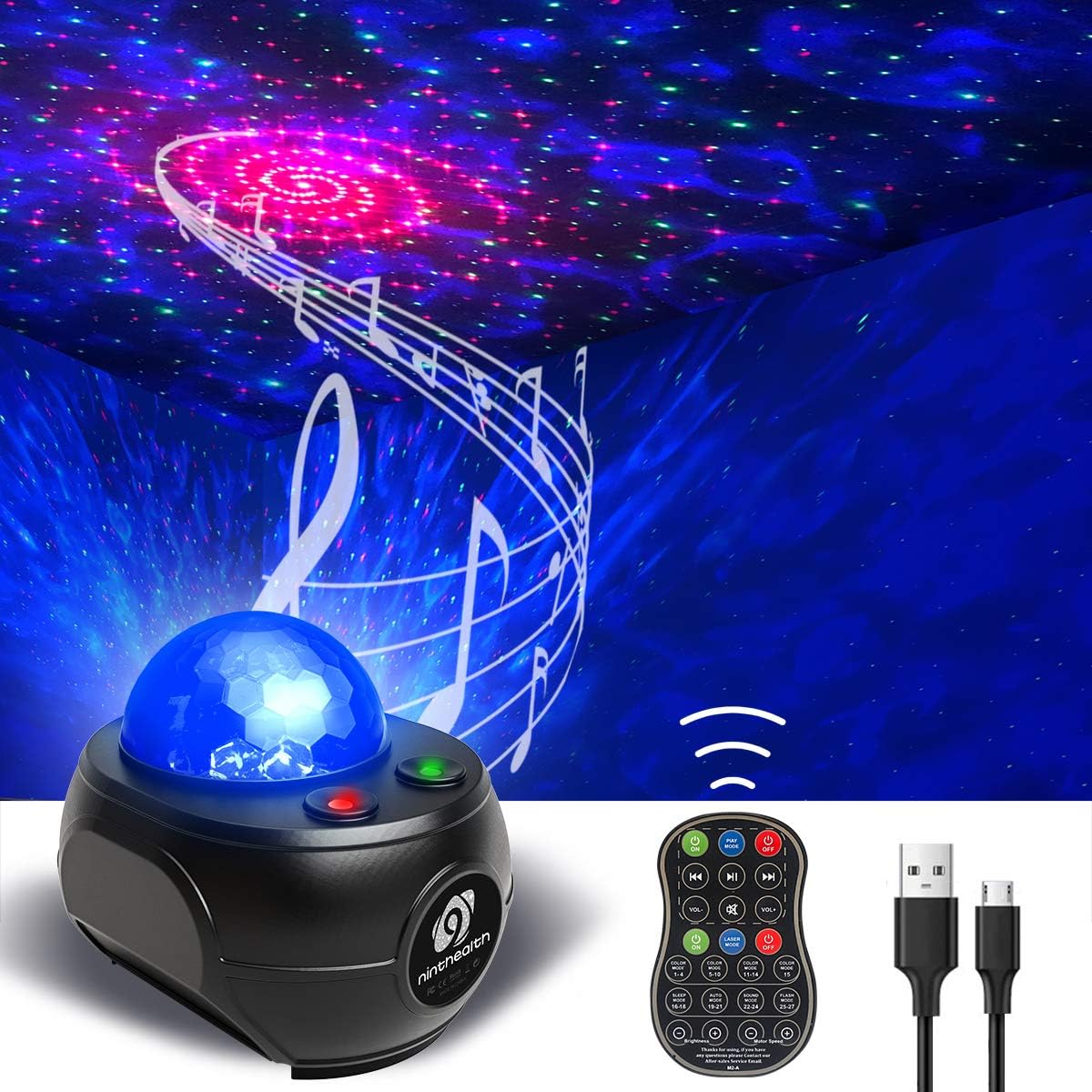 control remoto proyector estrellas