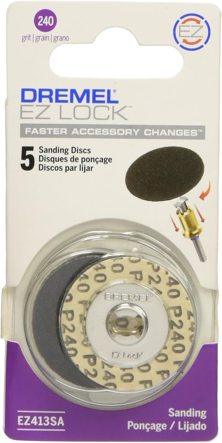 Dremel EZ413SA EZ Lock 240 Grit Sanding Disc Amazon.co.uk DIY & Tools