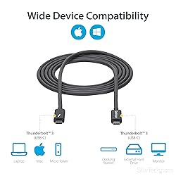 StarTech.com 2m (6.6ft) Passive Thunderbolt 3