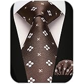 Enlision Boys Tie Kids Necktie with Pocket Square Set Ties for Boy Formal Neck Strap Youth Tie for Kids Party School