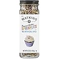 Watkins Gourmet Decorating Sprinkles, Rainbow Nonpareils, 4.2 Oz. Jar, 1 Count