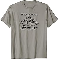 Amazon.com: It's Just a Hill Get Over It Running Cross