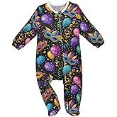 Dussdil Baby One-Piece Footies Newborn Rompers Pajamas Cotton Footed Pjs for Sleep Play Boys Girls