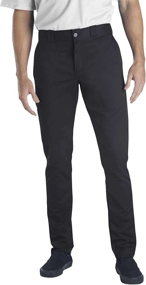 flex skinny straight fit work pants