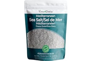 Viva Doria Mediterranean Sea Salt, Coarse Grain, 5 lb