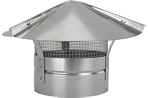 FAMCO Cone Top Cap with Screen - Stainless Steel 10 inch